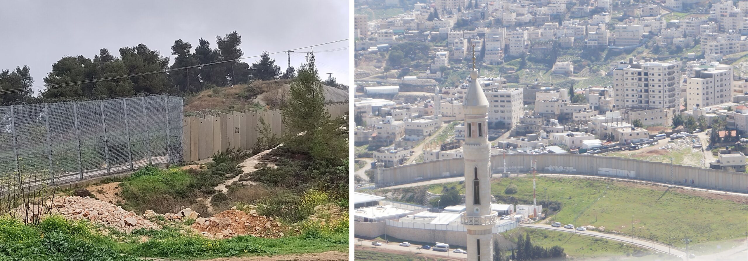 Dal filo spinato al muro di separazione a Al-Walajah - Il muro di separazione a Gerusalemme - Foto: © Béatrice Battaglia